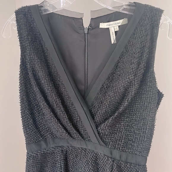 maxandcleo Size 2 Black Sleeveless Cocktail Party Dress - Picture 2 of 10